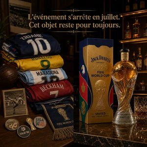 Bouteille de collection - Édition Coupe du Monde 2026